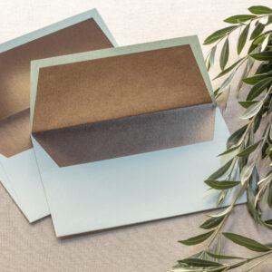 Sobre C5 Aquamarina con forro Bronce