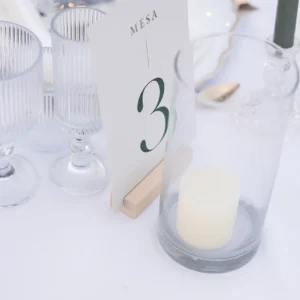 Número de mesa Minimal