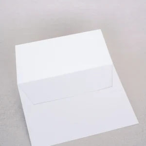 Sobre C5 con solapa recta Blanco